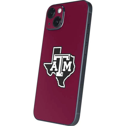 Texas A&M University Black Logo iPhone 14 Plus Skin